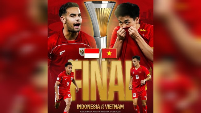Indonesia vs Vietnam di Final AFF U-23 2025. [Instagram]